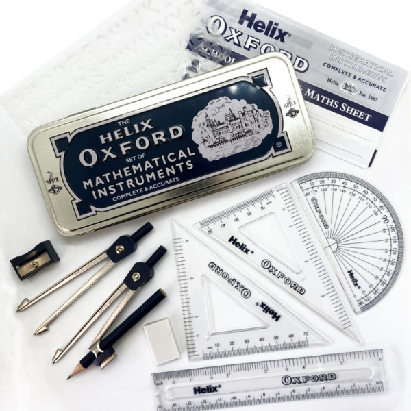 Helix Oxford Mathematical Set – Clear Edition