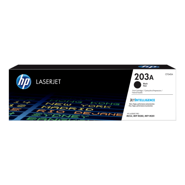 HP 203A Black Original LaserJet Toner Cartridge - duodesk
