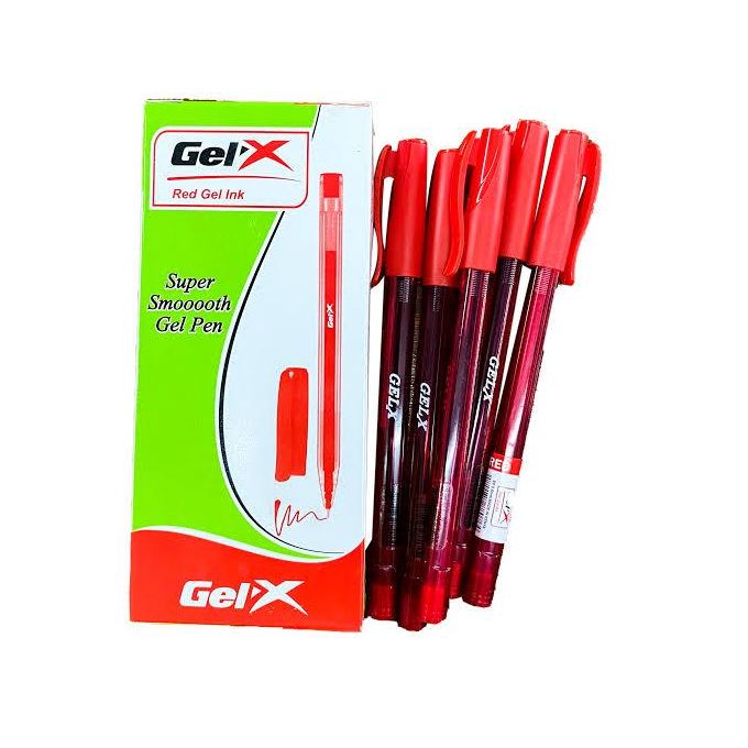 Gel-X Gel Pen KG106B Red 12s
