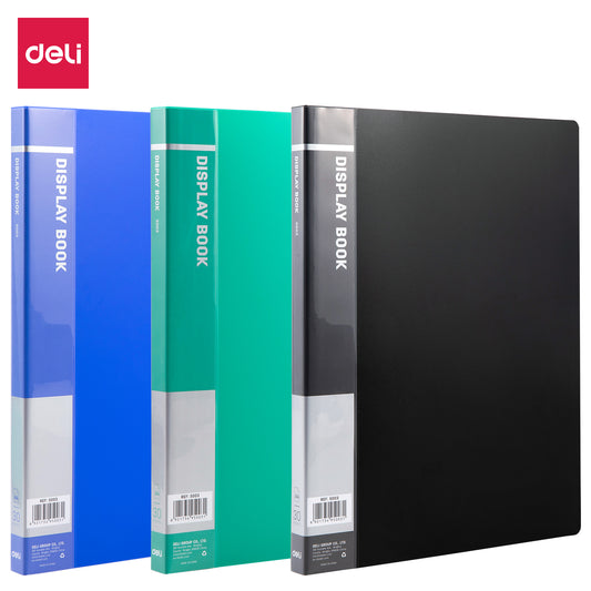 Deli E5003 A4 Display Book (30 pockets)