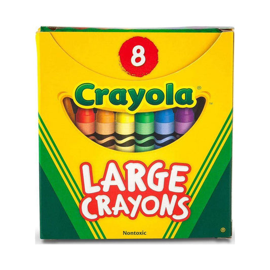 Crayola Large Wax Crayons 8s