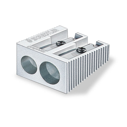 Staedtler 510-20 Double-Hole Metal Pencil Sharpener