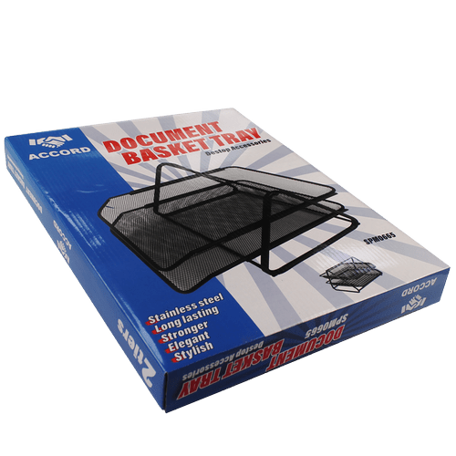 Accord Metal Mesh Office Tray - duodesk