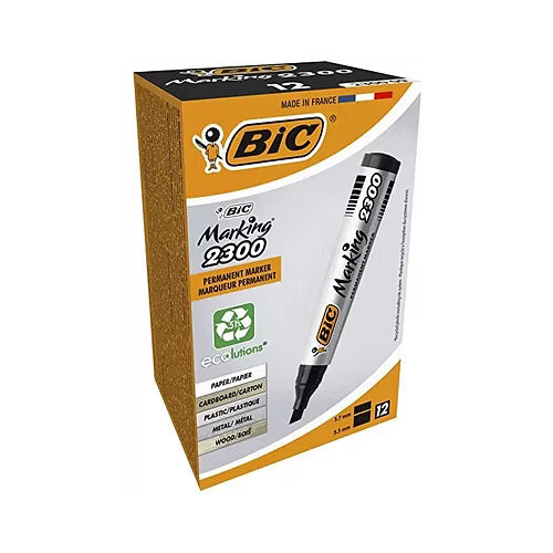 BIC Marking 2300 Permanent Marker (Box of 12)
