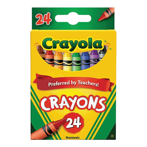 Crayola Wax Crayons 24s - duodesk