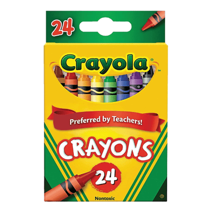 Crayola Wax Crayons 24s - duodesk