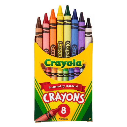 Crayola Wax Crayons 8s - duodesk