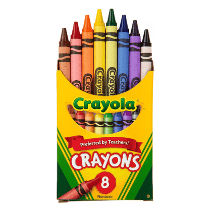 Crayola Wax Crayons 8s - duodesk