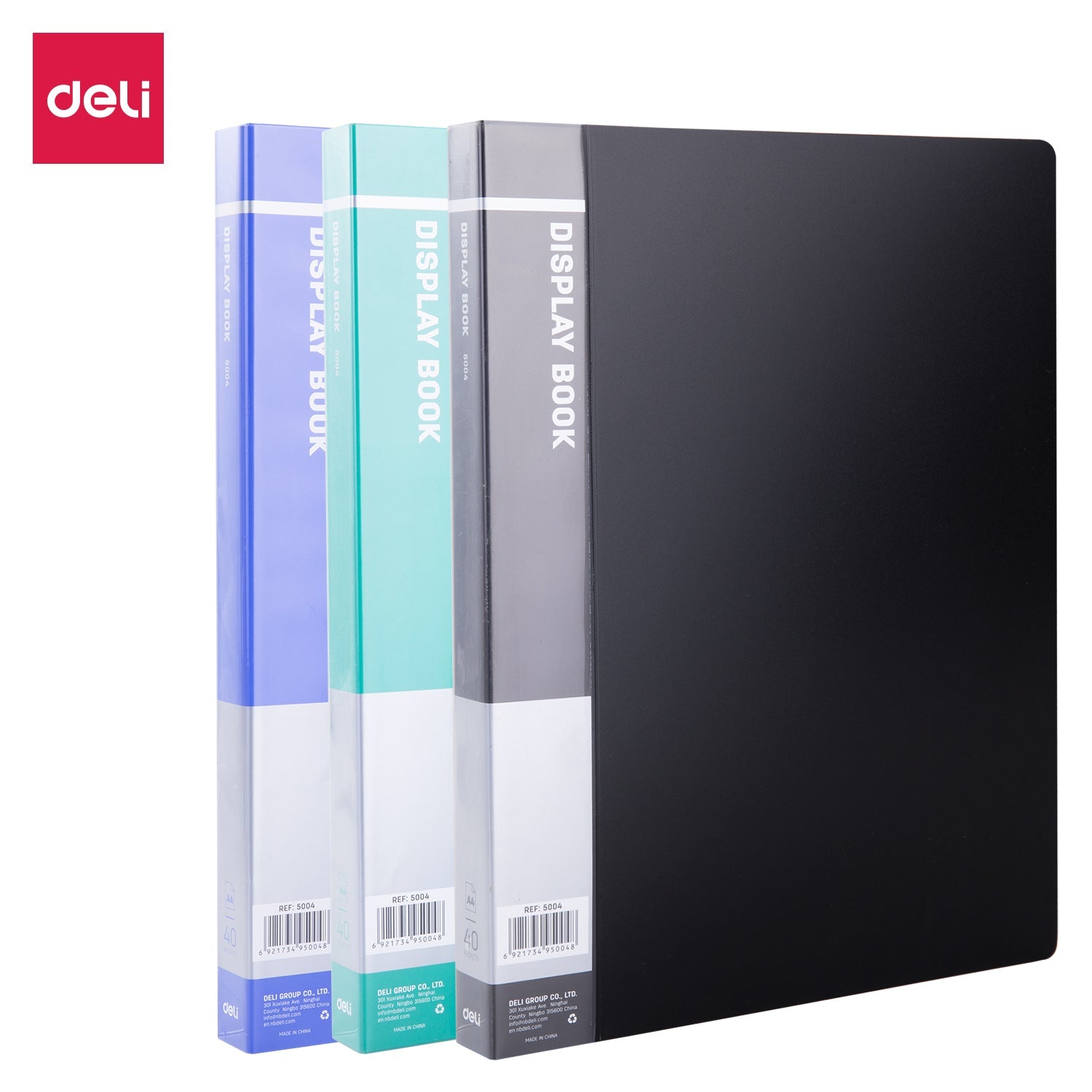 Deli E5004 A4 Display Book (40 pockets) - duodesk