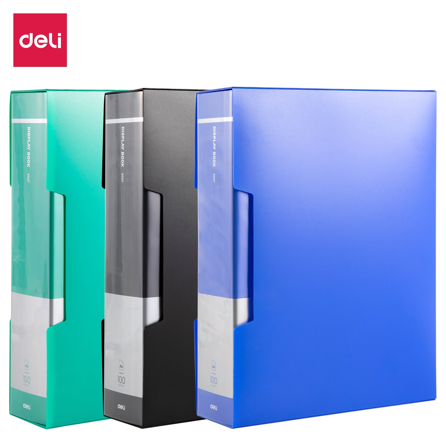 Deli E5007 A4 Display Book (100 pockets) - duodesk