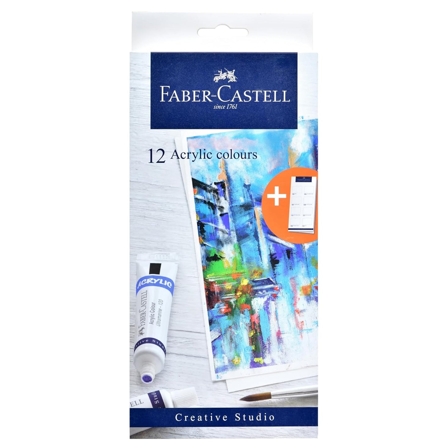 Faber - Castell Acrylic Colour 12s x 20ml - duodesk