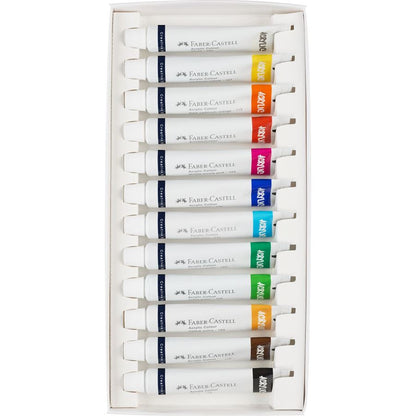 Faber - Castell Acrylic Colour 12s x 9ml - duodesk