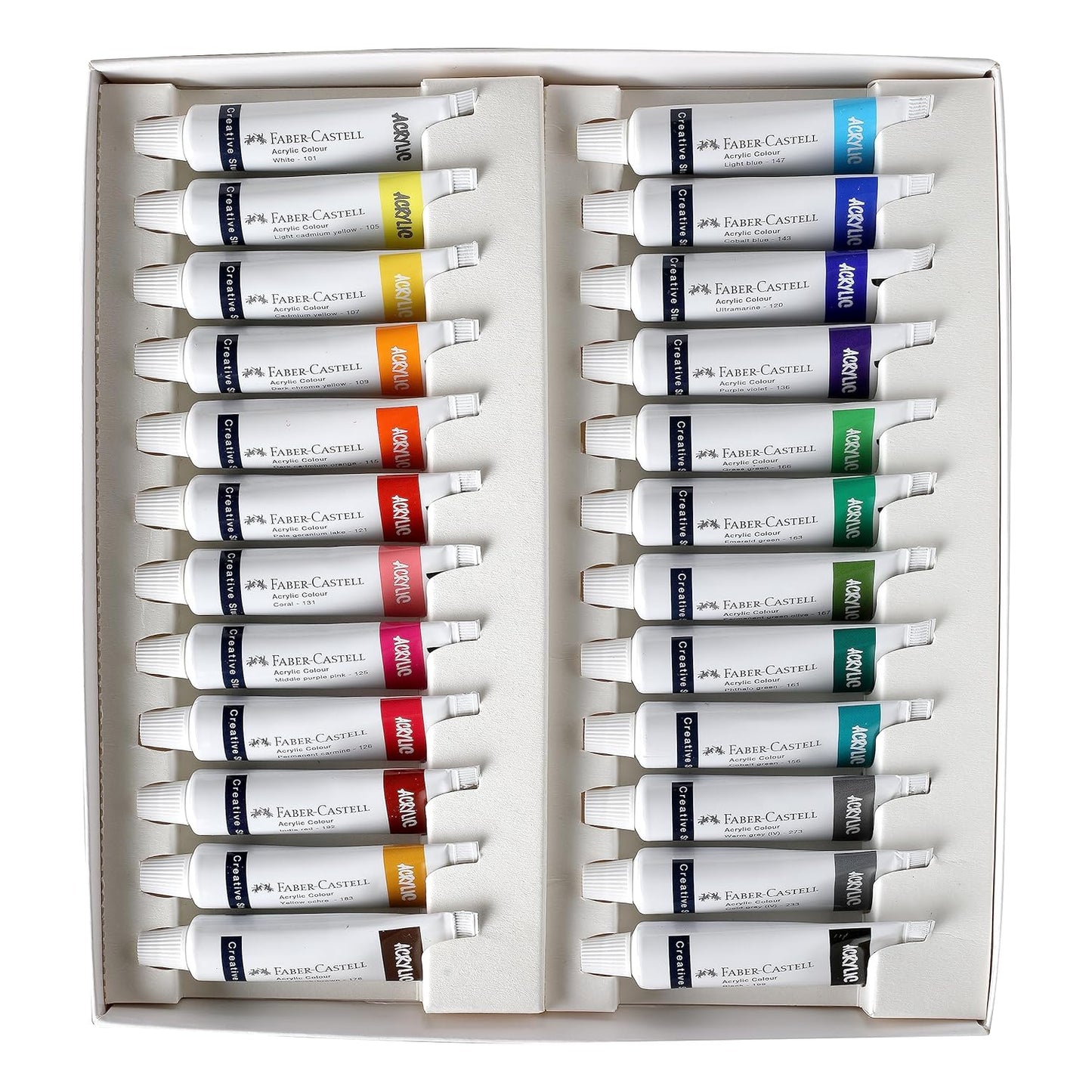Faber - Castell Acrylic Colour 24s x 9ml - duodesk