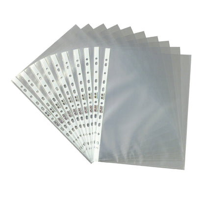 Herlitz Clear Pocket A4 Embossed Premium 100s - duodesk