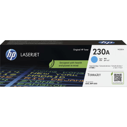 HP 230A Cyan Original LaserJet Toner Cartridge - duodesk