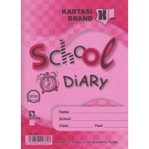 Kartasi A5 School Diary 56 Pages - duodesk