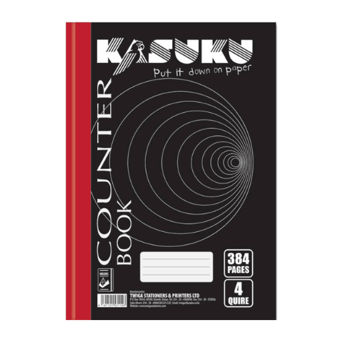 Kasuku A4 Counter Book 4 Quire - duodesk