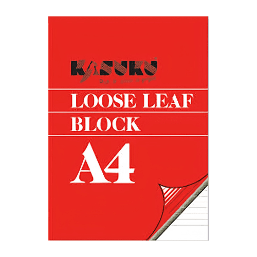 Kasuku A4 Loose Leaf Pad Ruled - duodesk