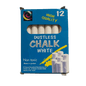 Omega White Dustless Chalks 12s - duodesk