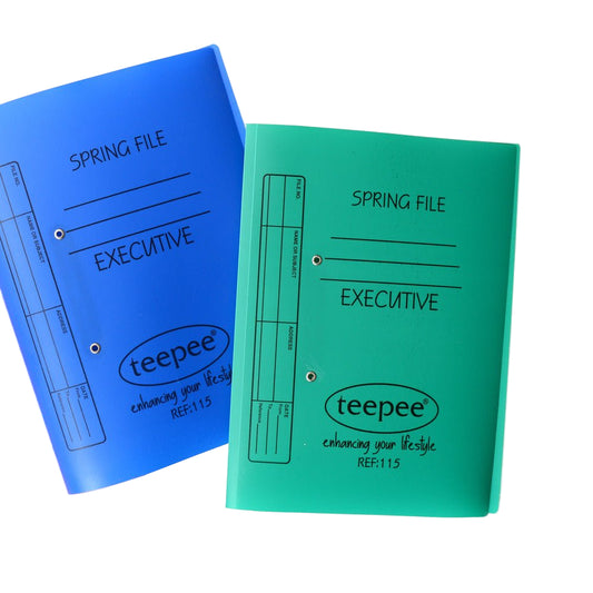 Teepee PVC Executive Spring File 12s - duodesk